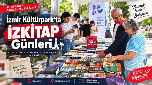 İzmir Kültürpark'ta İZKİTAP Günleri