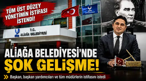 Aliağa Belediyesi'nde Şok Gelişme