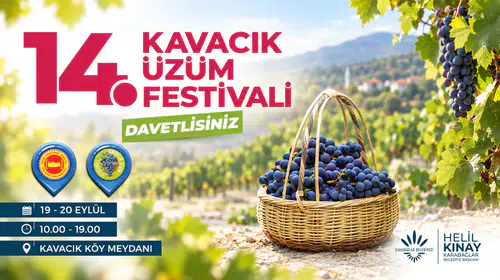 Kavacık Üzüm Festivali 14’üncü kez kapılarını açıyor