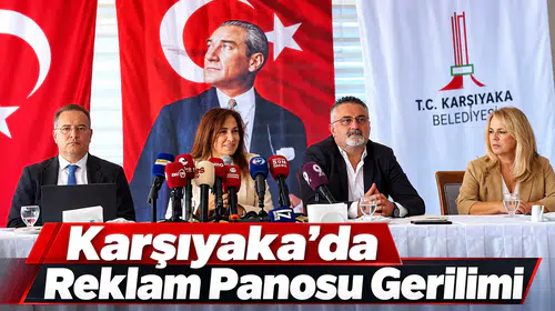 Karşıyaka’da Reklam Panosu Gerilimi