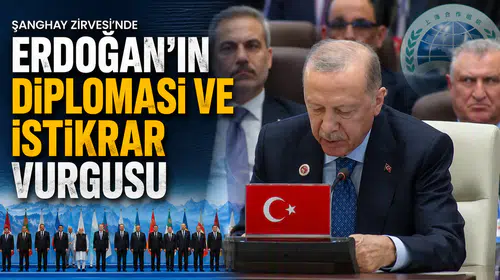 Erdoğan'ın Şanghay Zirvesi'nde Diplomasi ve İstikrar Vurgusu