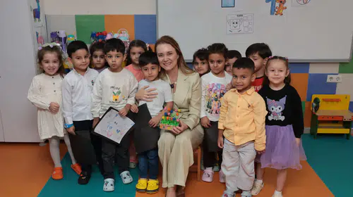 Başkan Mutlu, Oyun Evi Minikleriyle Yeni Dönem Heyecanını Paylaştı