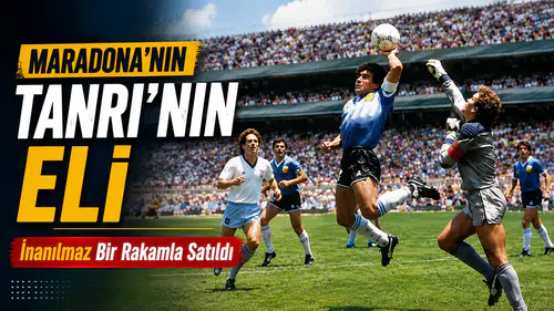 Maradona'nın "Tanrı'nın Eli" Topu İnanılmaz Bir Rakama Satıldı