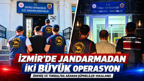 İzmir’de Jandarmadan İki Büyük Operasyon
