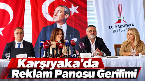 Karşıyaka’da Reklam Panosu Gerilimi