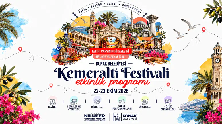 İzmir’de Kemeraltı Festivali Başlıyor! İki Gün Boyunca Kültür, Sanat ve Eğlence Bir Arada