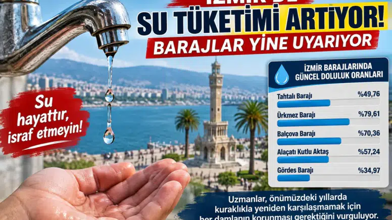 MUSLUKLAR AKMAYA DEVAM EDİYOR, BARAJLAR UYARIYOR!
