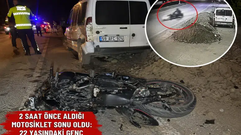 GÜVENLİK KAMERASINA YANSIYAN FECİ KAZA