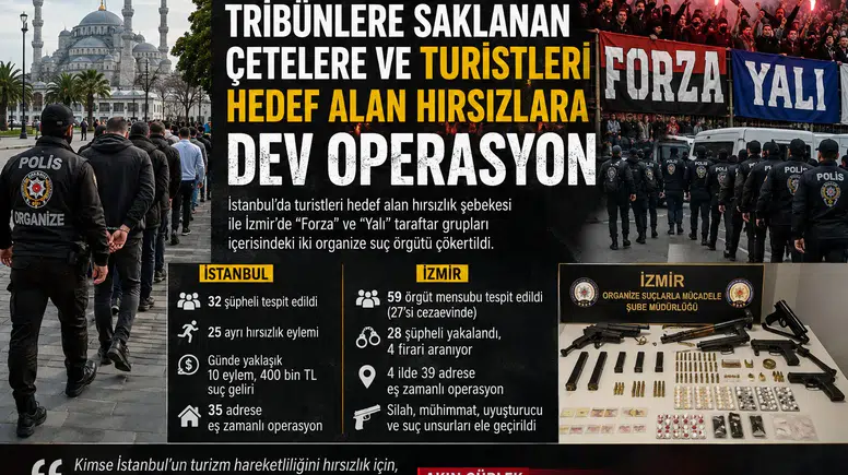 8 ayda 8 şiddet eylemi: İzmir’de iki gruba operasyon