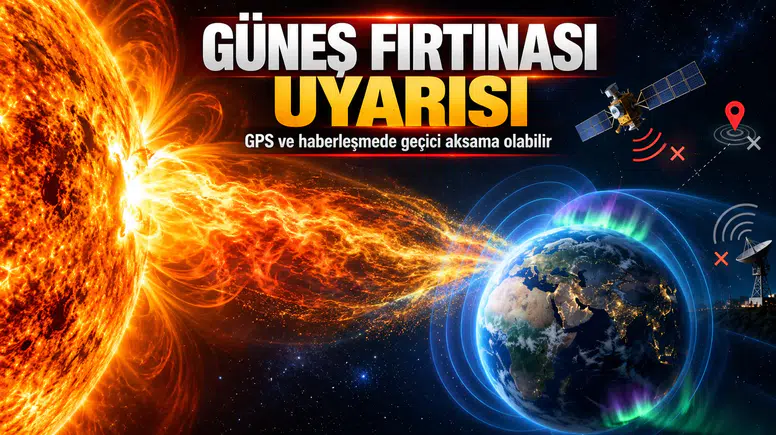 Güneş’teki Patlama Sonrası Jeomanyetik Fırtına Uyarısı