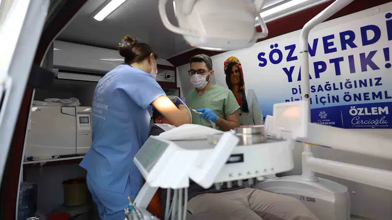 Diş doktoru ayağınıza geldi: Çine’de ücretsiz sağlık seferberliği