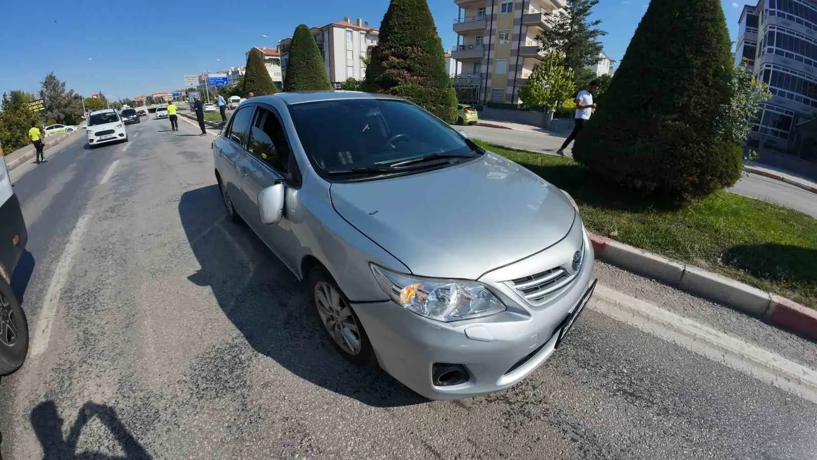 Karaman'da trafik kazası: Elektrikli bisiklet sürücüsü hastanelik oldu