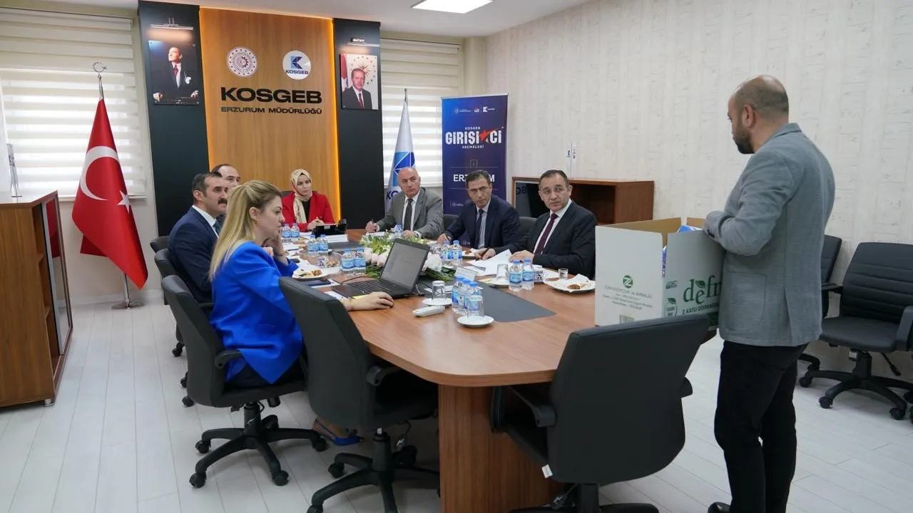 Erzurum'da girişimcilik rüzgarı: Üretim odaklı projeler masaya yatırıldı