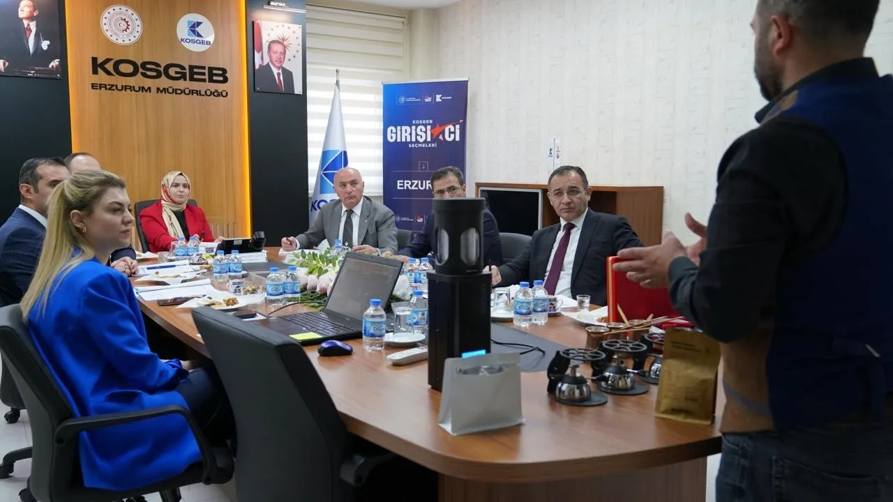Erzurum'da girişimcilik rüzgarı: Üretim odaklı projeler masaya yatırıldı