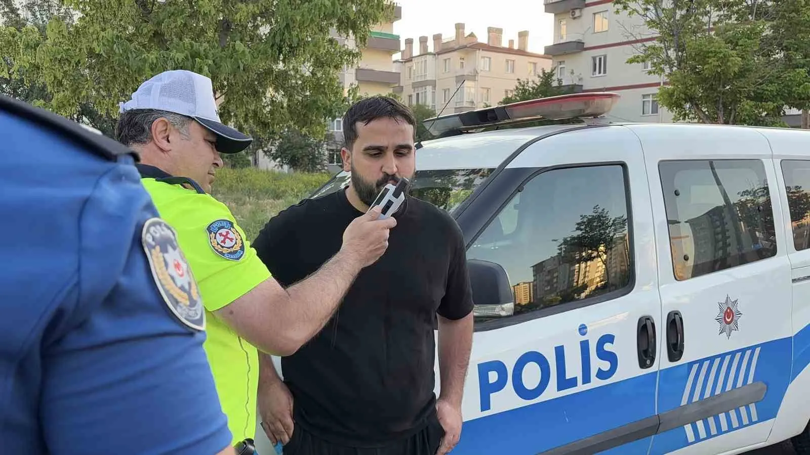 Kayseri'de alkollü sürücüye ağır fatura: Direksiyon başında yakalandı