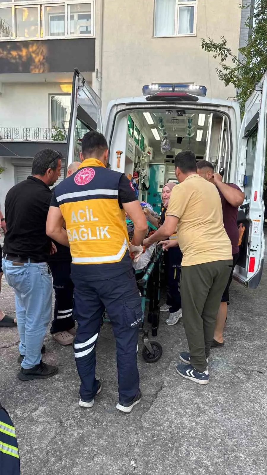 Dut keyfi hastanede bitti: Ağaçtan düşen vatandaş ağır yaralandı