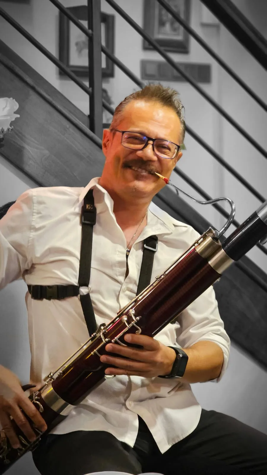 Karataş'ta sanat rüzgarı: Fagotun hikayesini ondan dinlediler