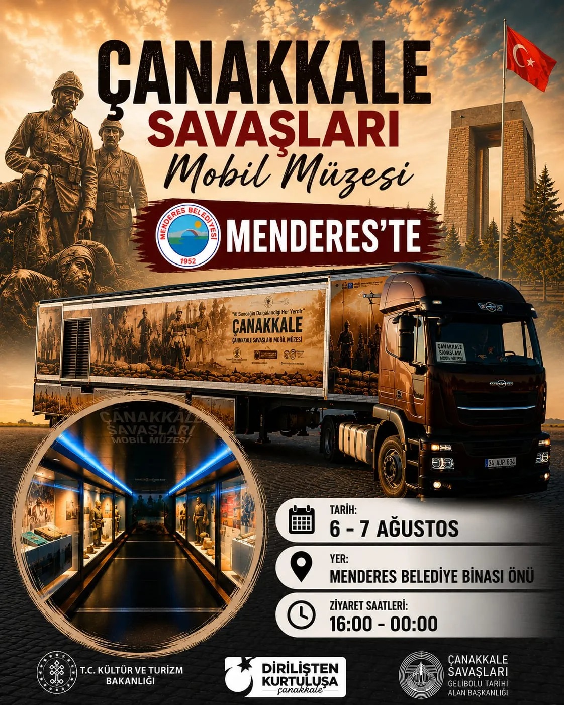 Çanakkale Destanı Menderes’e taşınıyor: Tarihi yolculuk başlıyor