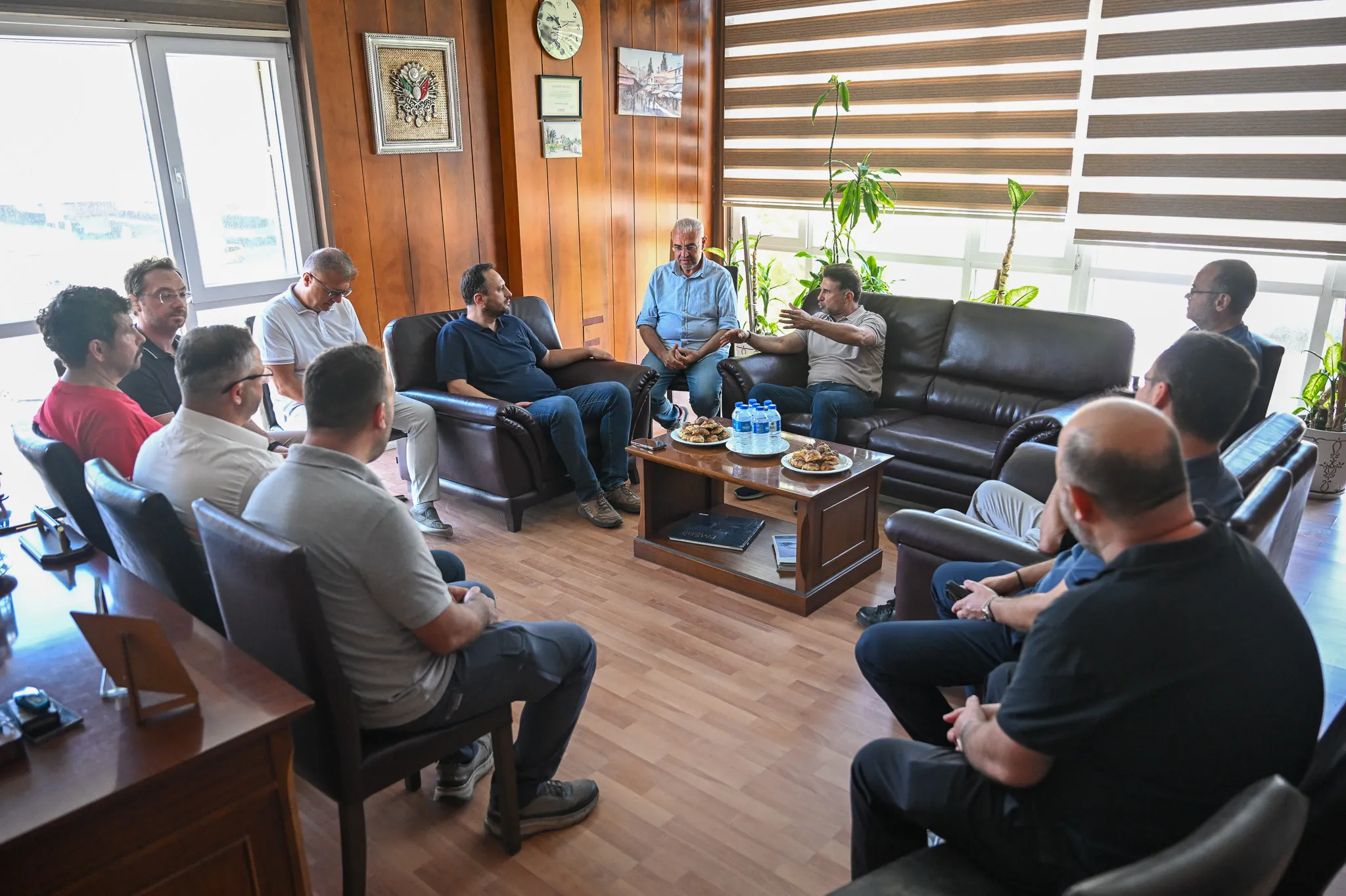 Bornova'nın üretim kalbine yakın markaj: Başkan Eşki'den sanayi esnafına "ortak akıl" sözü